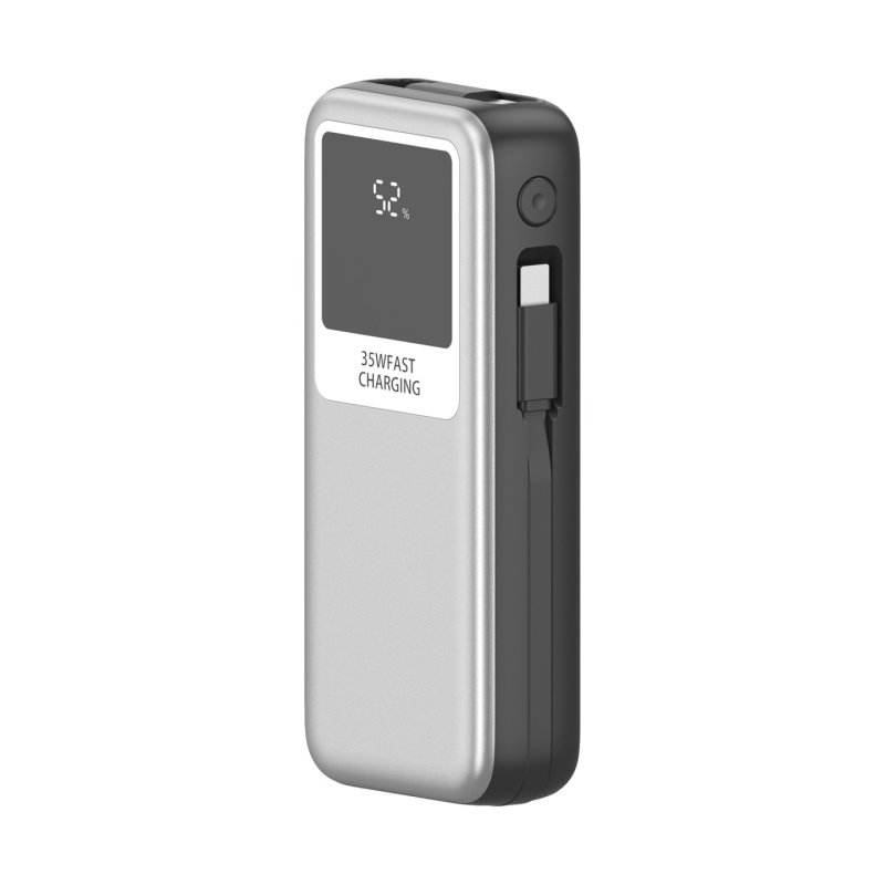 Leotec LEPOW35W10S banque d'alimentation électrique Lithium Polymère (LiPo) 10000 mAh Noir, Gris