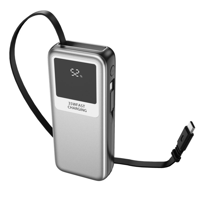 Leotec LEPOW35W10S banque d'alimentation électrique Lithium Polymère (LiPo) 10000 mAh Noir, Gris