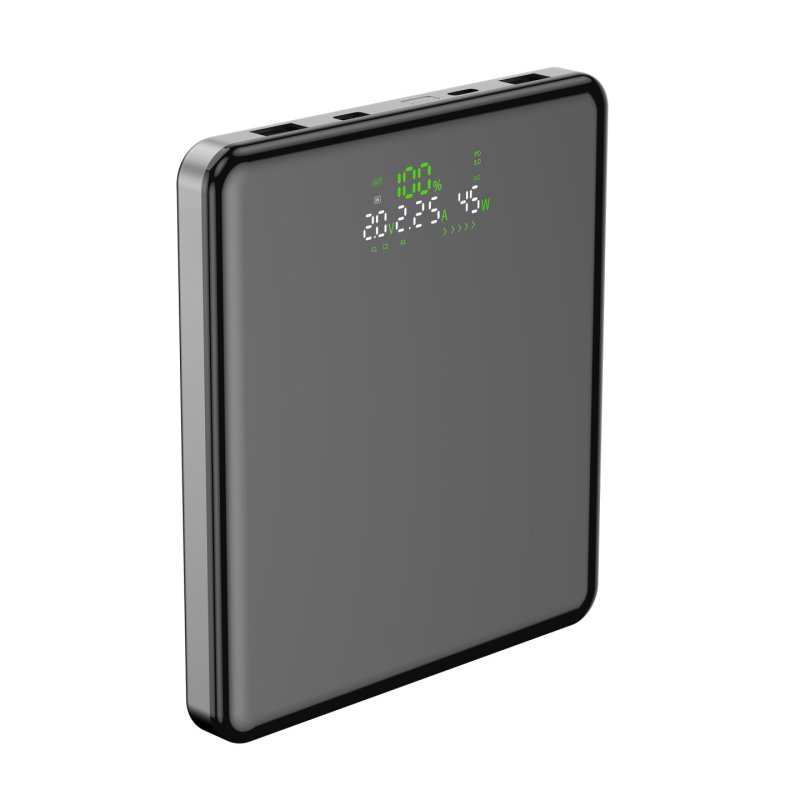 Leotec LEPOW100W20G banque d'alimentation électrique Lithium Polymère (LiPo) 20000 mAh Noir