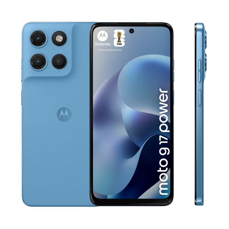 Motorola moto g17 power 17.1 cm (6.72") Hybrid Dual SIM Android 15 USB Type-C 4 GB 256 GB 6000 mAh Blue