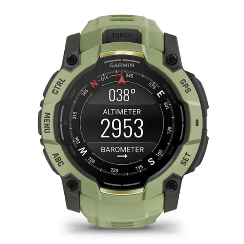 SMARTWATCH GARMIN INSTINCT 3 50MM AMOLED VERDE CORREA VERDE