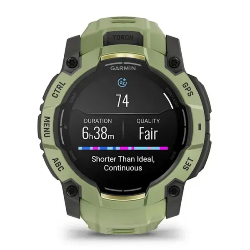 SMARTWATCH GARMIN INSTINCT 3 50MM AMOLED VERDE CORREA VERDE