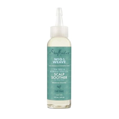 SheaMoisture Scalp Soother Oil Serum for Wig and Weave with Tea Tree and Borage Seed