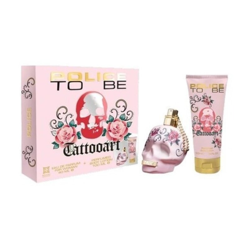 Police To Be Tattooart Woman Set Eau De Parfum 40ml Body Lotion 100ml