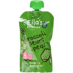 Ella's Kitchen Stage 1 From 4 Months Organic Broccoli, Pear And Peas 120 G Pack