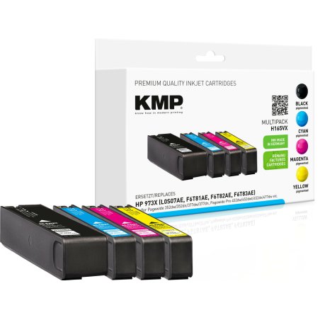 KMP 1752,4005 Cartouche de toner 4 pièce(s) Compatible Noir, Cyan, Magenta, Jaune