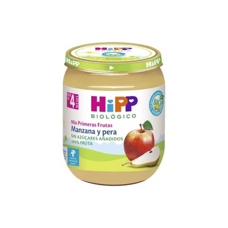 Hipp Organic Apple And Pear Puree 4 Months 125g
