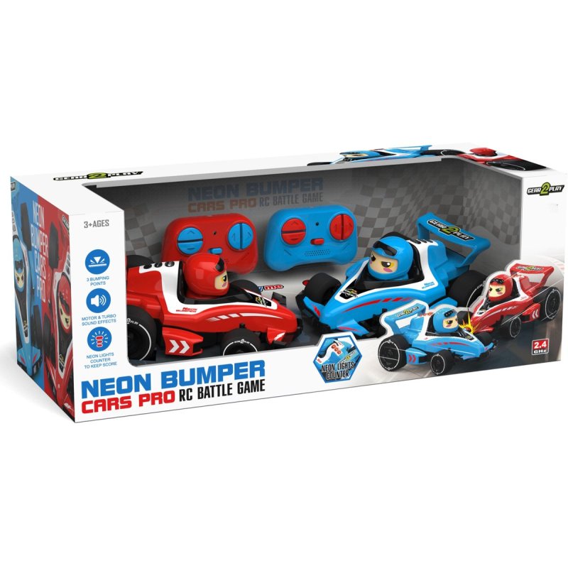Gear2Play RC Neon Bumper Cars Pro Duoset