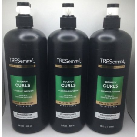 Tresemme Bouncy Curls Conditioner Coconut Infusion Heat Protectant 28oz