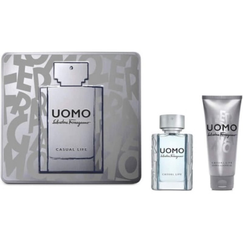 Salvatore Ferragamo Uomo Casual Life Set EDT 50ml and SG 100ml