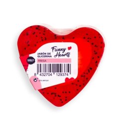 Bubbles & Colors Glycerin Soap Funny Hearts Strawberry 85 Gr
