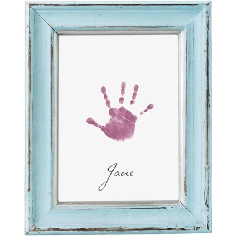 Baby Dab Foot and Hand Print Color Purple