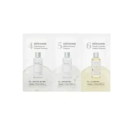 Mixsoon Galactomyces Ferment Essence Bifida Ferment Essence Centella Asiatica Essence Sachet 1ml Each