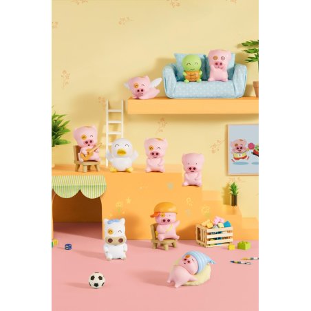 X11 SPACE - Mcdull Sitting In Rows Series - BLIND BOX (10pcs) 5cm