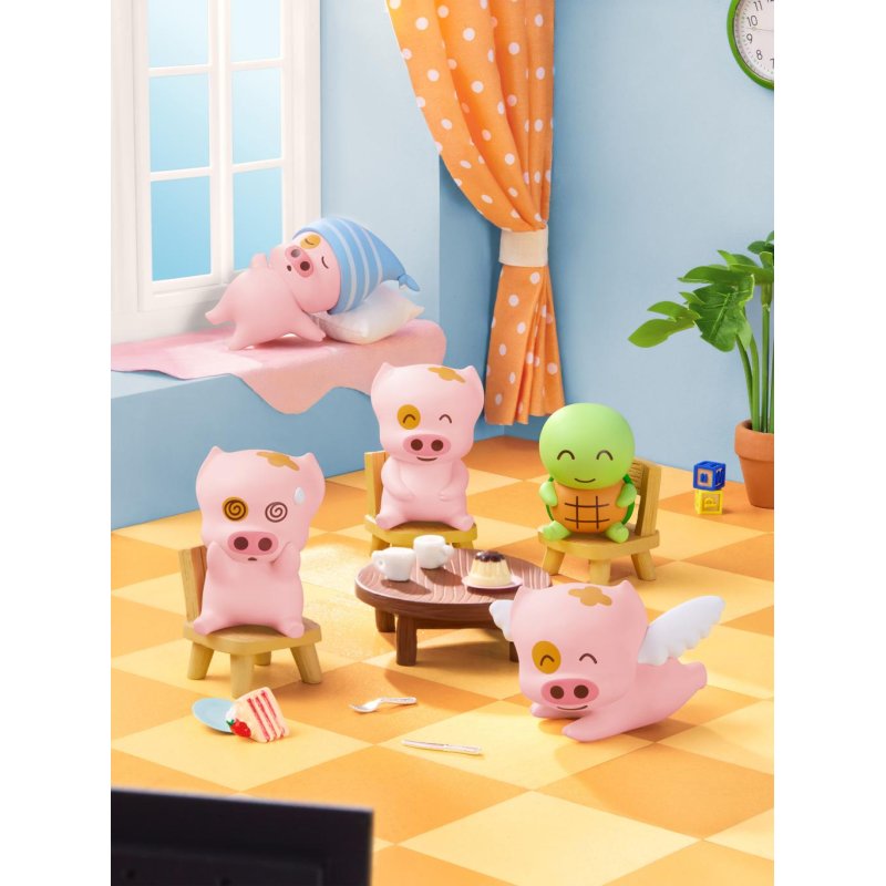 X11 SPACE - Mcdull Sitting In Rows Series - BLIND BOX (10pcs) 5cm