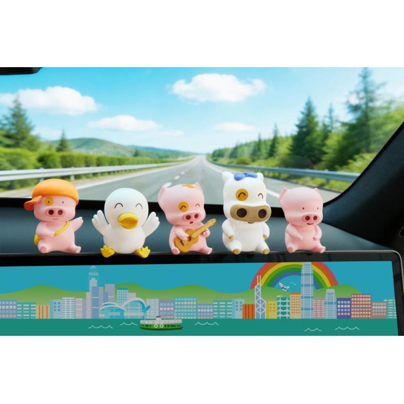 X11 SPACE - Mcdull Sitting In Rows Series - BLIND BOX (10pcs) 5cm
