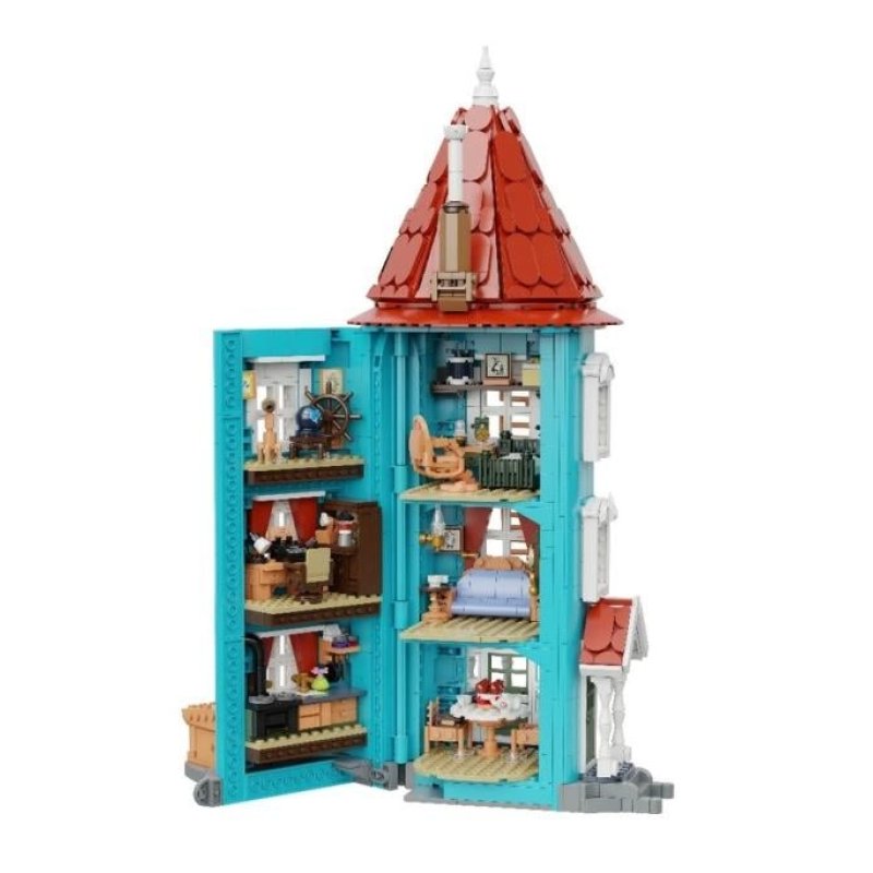 MOOMIN - Moomin House - Bloc de Construction 1757 pcs
