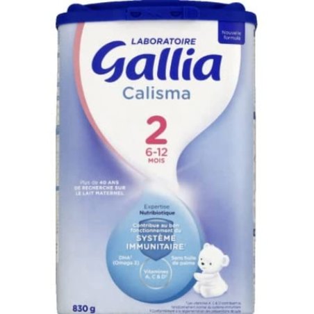 Gallia Calisma 2nd Age Infant Formula For 6-12 Months - 830g