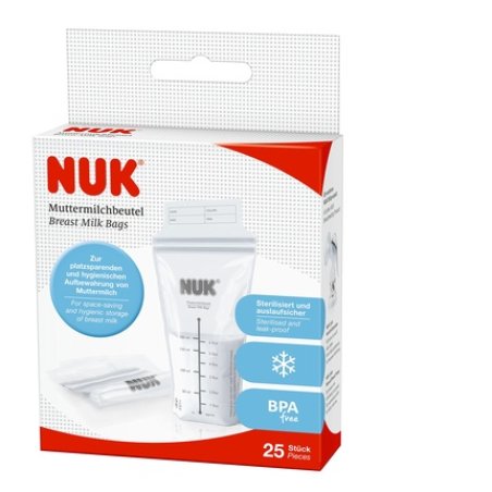 Nuk Breast Milk Bags 25 Bags