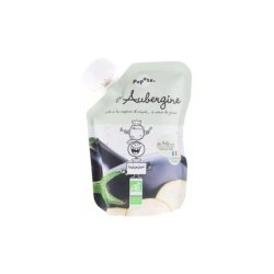 Popote Gourd Pureed Aubergine Organic Baby Food For 4/6 Months - 120 G