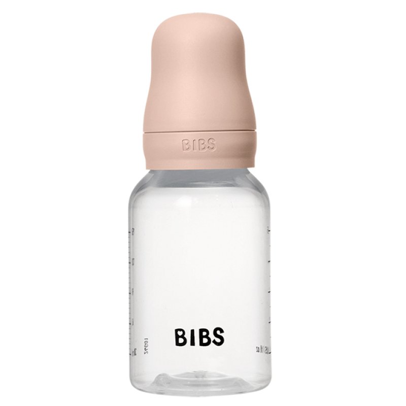 Bibs Baby BPA-Free PP Bottle Set 150ml Silicone - Blush
