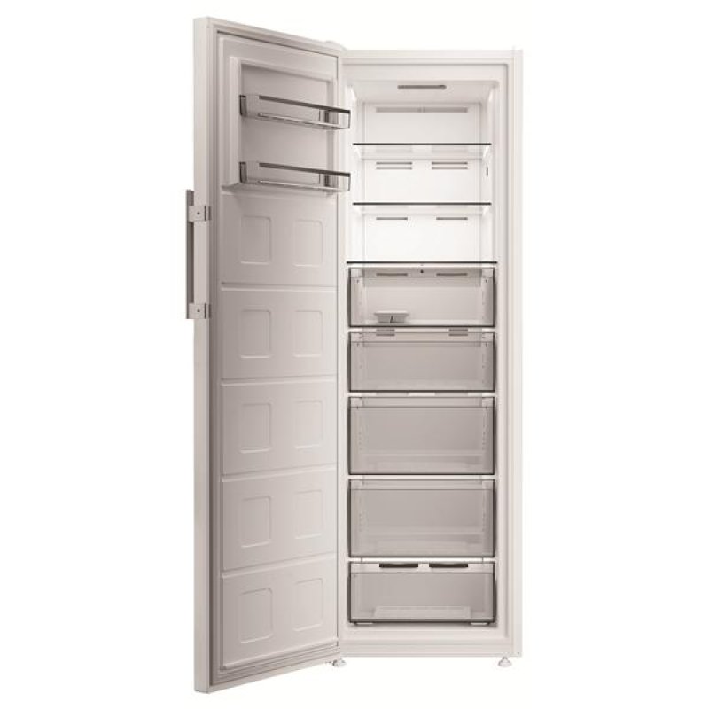 Congélateur vertical, 186,5*59,5 cm - Blanc - Classe E - No Frost - 34 *