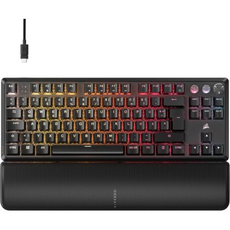Corsair K70 PRO TKL clavier Gaming USB QWERTZ Anglais britannique Noir