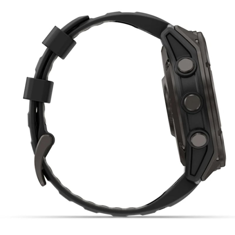 Garmin fēnix 8 Pro 3,56 cm (1.4") AMOLED 51 mm Numérique 454 x 454 pixels Écran tactile Noir, Gris, Titane Wifi GPS