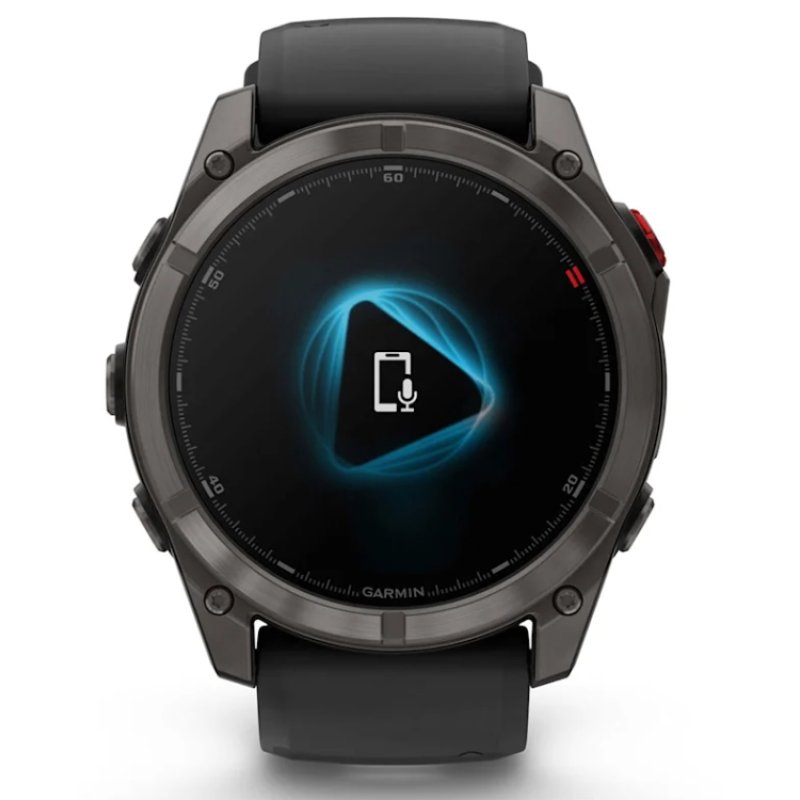 Garmin fēnix 8 Pro 3,56 cm (1.4") AMOLED 51 mm Numérique 454 x 454 pixels Écran tactile Noir, Gris, Titane Wifi GPS
