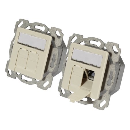 EFB Elektronik ET-25133.1V1 prise de courant 2 x RJ-45 Blanc