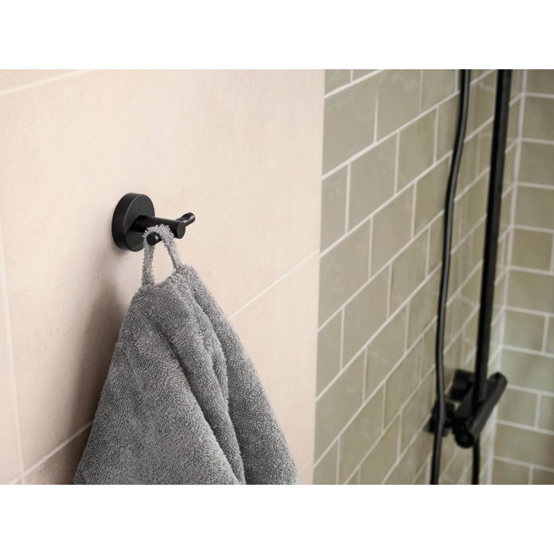 TESA MOON BLACK Intérieure Crochet pour serviette Noir