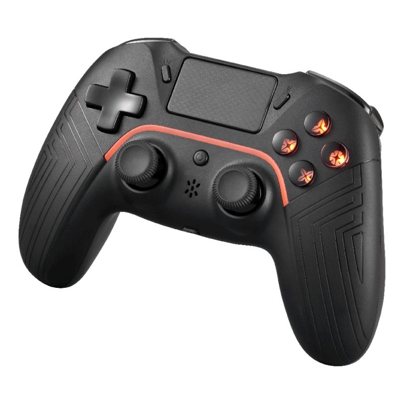 Deltaco Gaming GAM-139 accessoire de jeux vidéo Noir Bluetooth/USB Manette de jeu Numérique Android, PC, PlayStation 4