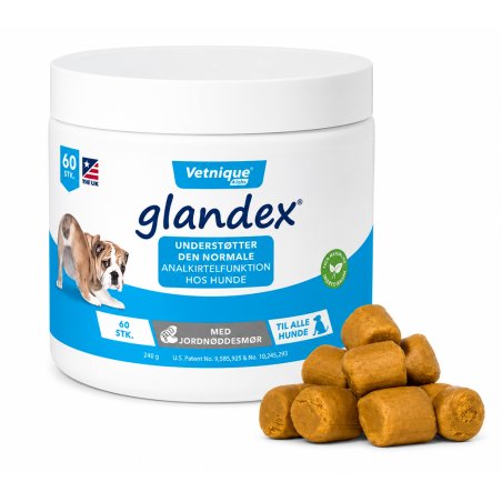 Vetnique - Glandex Soft Chews 240g -60 pcs - support natural emptying of the anal glands