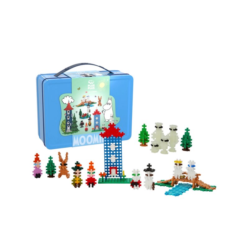 Plus Plus - Moomin Valley Tinbox Blue (4394)