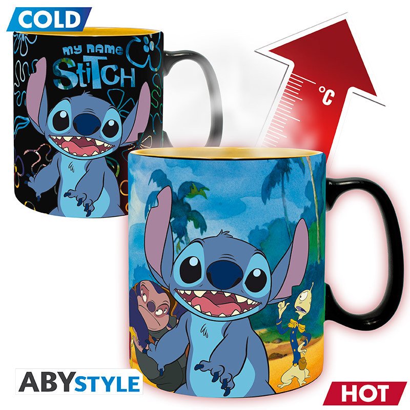 Disney mug heat change (460 ml) - Lilo & Stitch / Disney kubek termoaktywny (460 ml) - Lilo i Stitch - ABS
