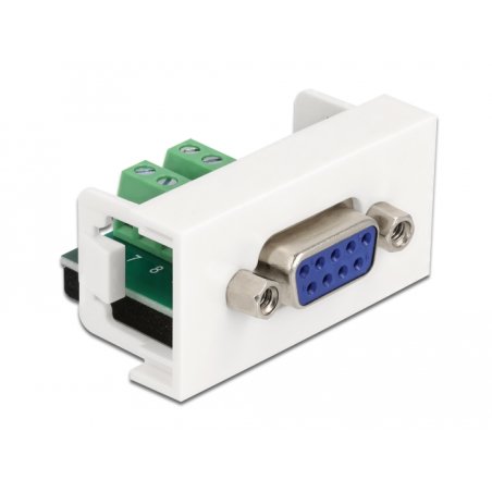 Easy 45 Modul D-Sub 9 Pin Buchse zu 10 Pin Terminalblock 22,5 x 45 mm