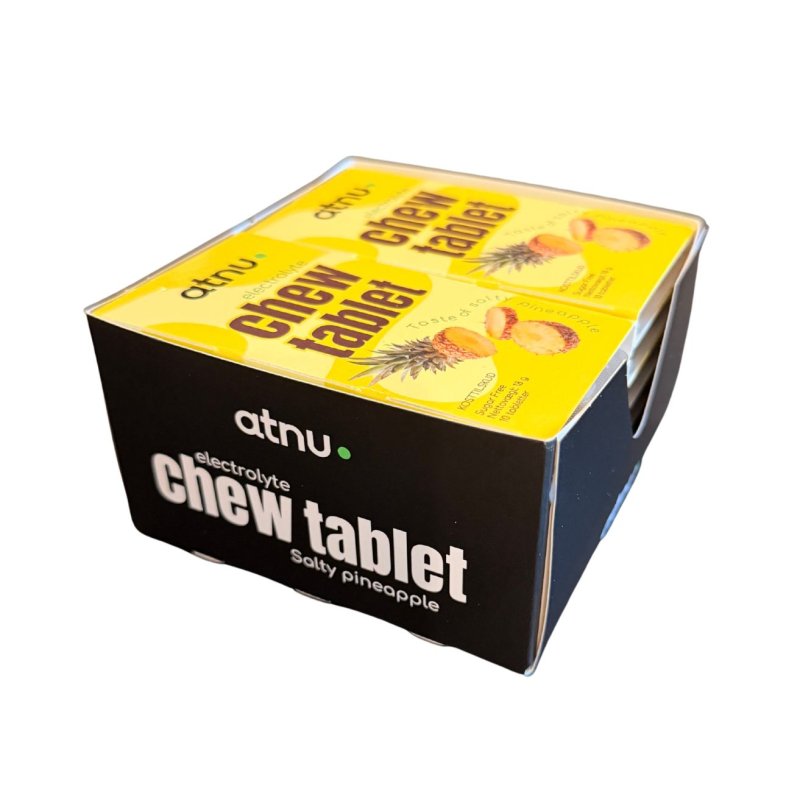 Atnu - Electrolyte Chew Tablet Pineapple Box - 12 psc
