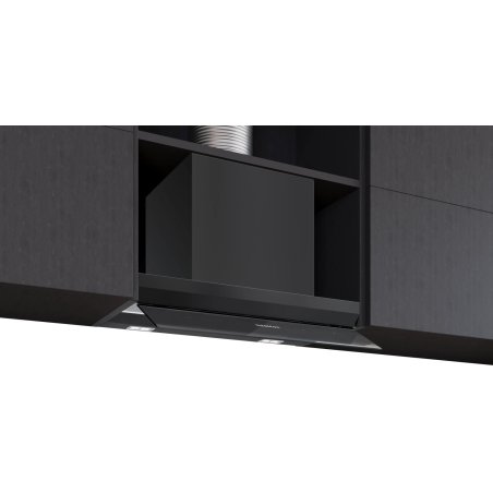 Siemens iQ500 LJ67BDP60 cooker hood Semi built-in (pull out) Black 433 m³/h