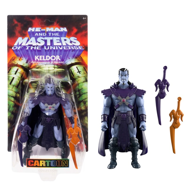 Masters of the Universe Les Maîtres de l’Univers Origins-Figurine Articulée Keldor de la Collection Cartoon