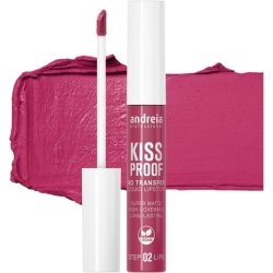 Andreia Kiss Proof No Transfer Liquid Lipstick 08 Camelia Longlasting