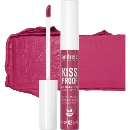 Andreia Kiss Proof No Transfer Liquid Lipstick 08 Camelia Longlasting