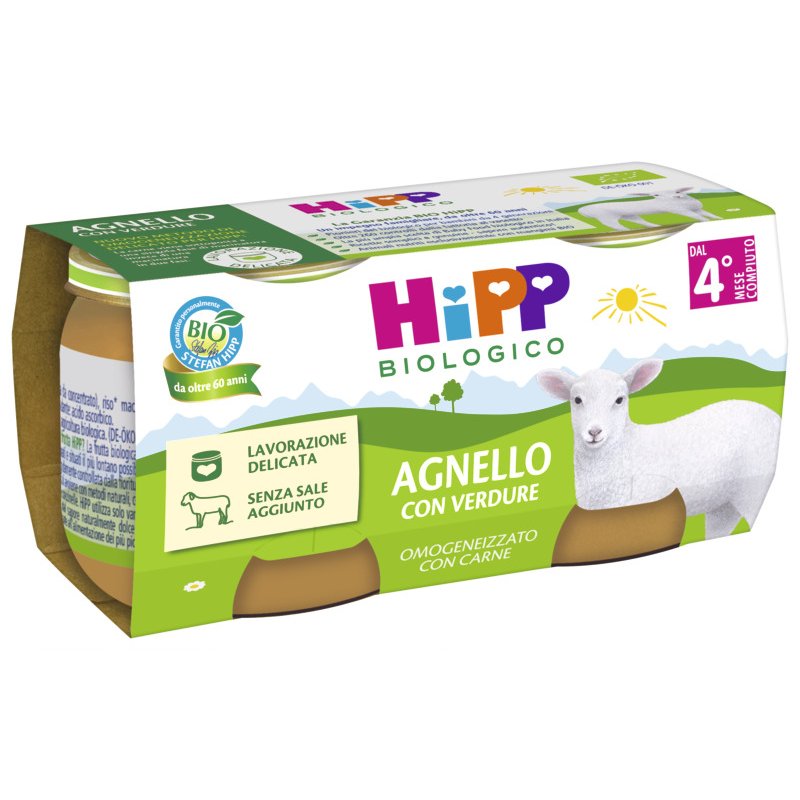 Hipp Organic Lamb Puree 2x80g