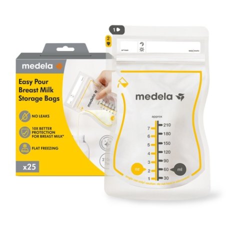 Medela 25 Easy Pour Breastmilk Storage Bags