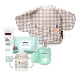 Suavinex Elephant Children's Backpack With Diaper Cream And Baby Cologne
