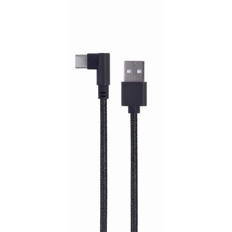Gembird CC-USB2-AMCML-0.2M USB cable USB 2.0 USB A USB C 0.48 Gbit/s Black