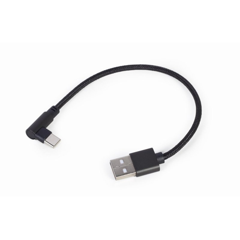 Gembird CC-USB2-AMCML-0.2M câble USB USB 2.0 0,2 m USB A USB C 0,48 Gbit/s Noir