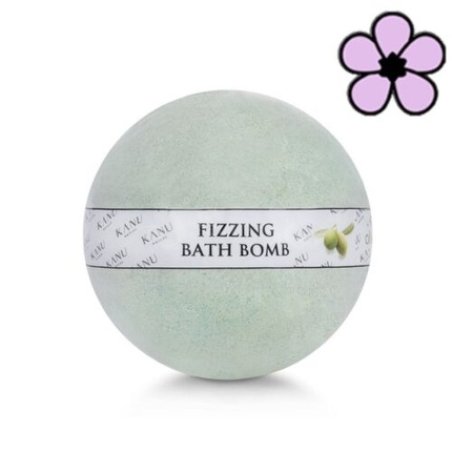 Kanu Nature Olive Tree Scented Hand Formed Fizzing Bath Bomb 160g