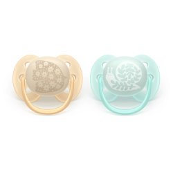 Philips Avent Ultrasoft Pacifiers 06 Months 2 Pack