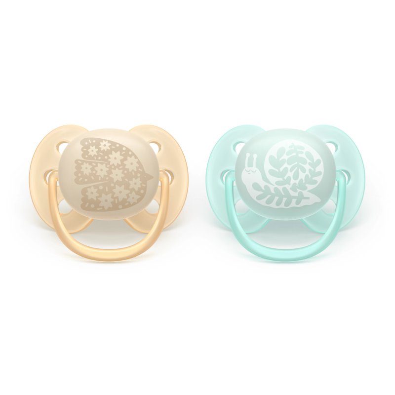 Philips Avent Ultrasoft Pacifiers 06 Months 2 Pack