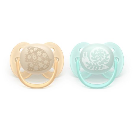 Philips Avent Ultrasoft Pacifiers 06 Months 2 Pack